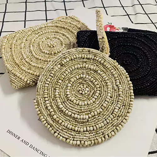 手工串珠手拿包