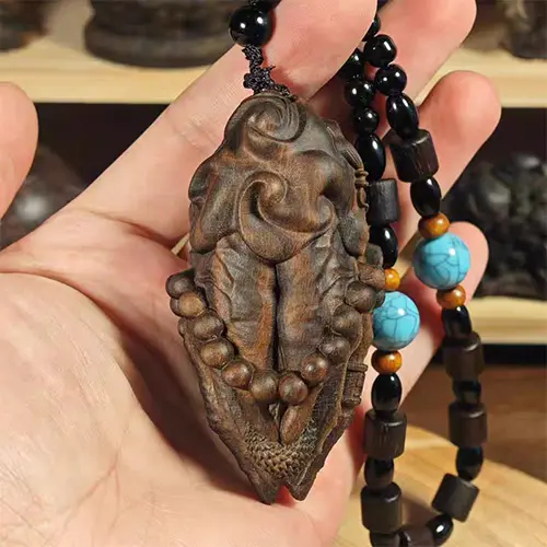 降龍佛手招財吊墜